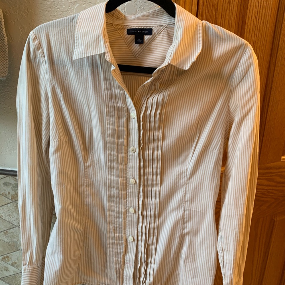 button down tommy blouse!